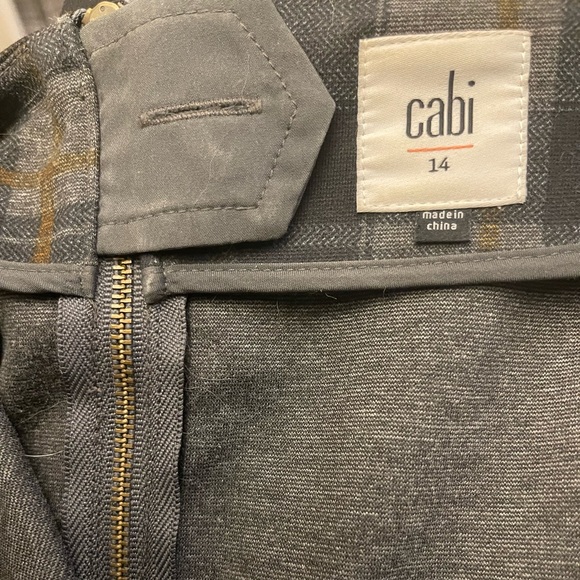 Plaid Pencil Skirt - Gray - Picture 4 of 4